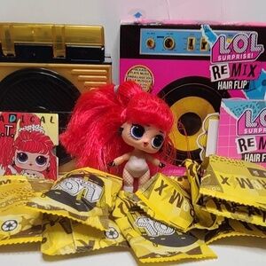1 Radical QT Ultra Rare LOL Surprise REMIX Hair Flip Big Sister Doll New